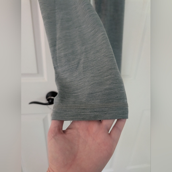 Lululemon High Waist Leggings Heathered Green - Picture 5 of 7